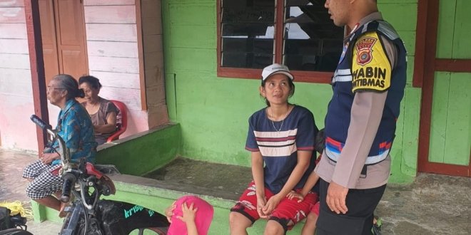 Bhabinkamtibmas Polsek Lawe Sigala-gala Lakukan Sambang Desa dan Sosialisasi Qanun Aceh No. 9 Tahun 2008, Dorong Penyelesaian Masalah Secara Kearifan Lokal