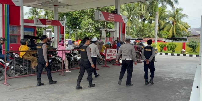 Polres Aceh Tenggara Gelar Kegiatan Rutin yang Ditingkatkan (KRYD) di SPBU, Antisipasi Gangguan Kamtibmas dan Pastikan Keamanan Masyarakat