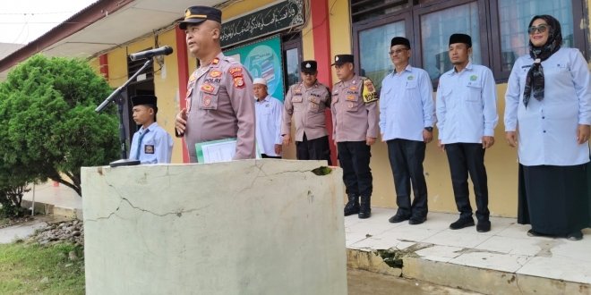 Polres Aceh Tenggara Gelar Saweu Sikula Serentak di SMA/SMK/MA, Tekankan Disiplin dan Cegah Narkoba