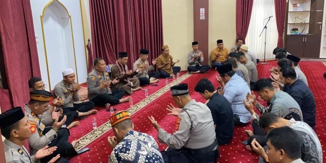 Polres Aceh Tenggara Gelar Doa Bersama untuk Polri