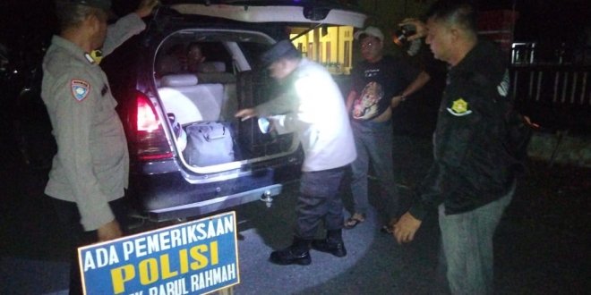 Polsek Babul Makmur Gelar Razia Malam, Wujudkan Situasi Aman dan Kondusif