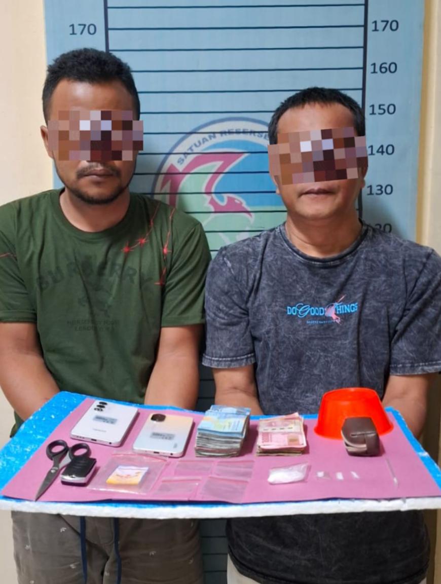 Satresnarkoba Polres Aceh Tenggara Bongkar Peredaran Sabu di Pulonas Baru, Dua Pelaku Berhasil Dibekuk