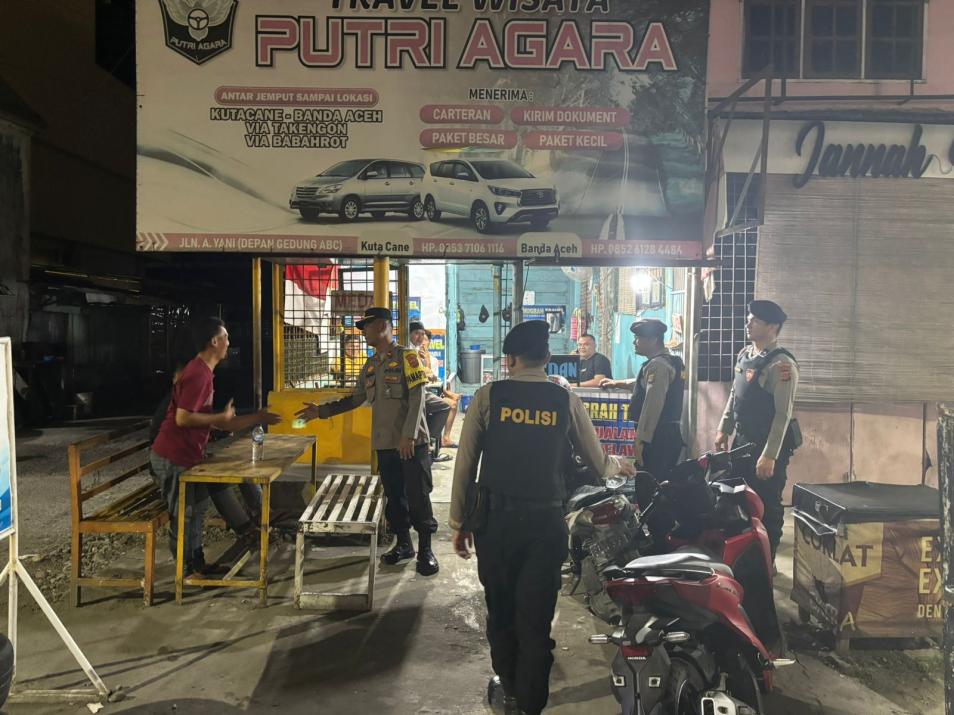 Polres Aceh Tenggara Gelar Patroli Kepolisian untuk Ciptakan Situasi Kamtibmas yang Aman dan Kondusif