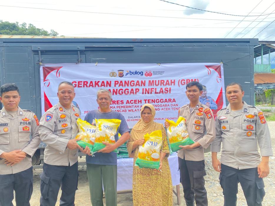 Polres Aceh Tenggara Gelar Gerakan Pangan Murah untuk Stabilitas Harga dan Ketersediaan Pangan di Masyarakat