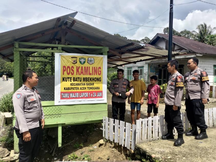 Satbinmas Polres Aceh Imbau Warga Waspadai Banjir Musim Hujan