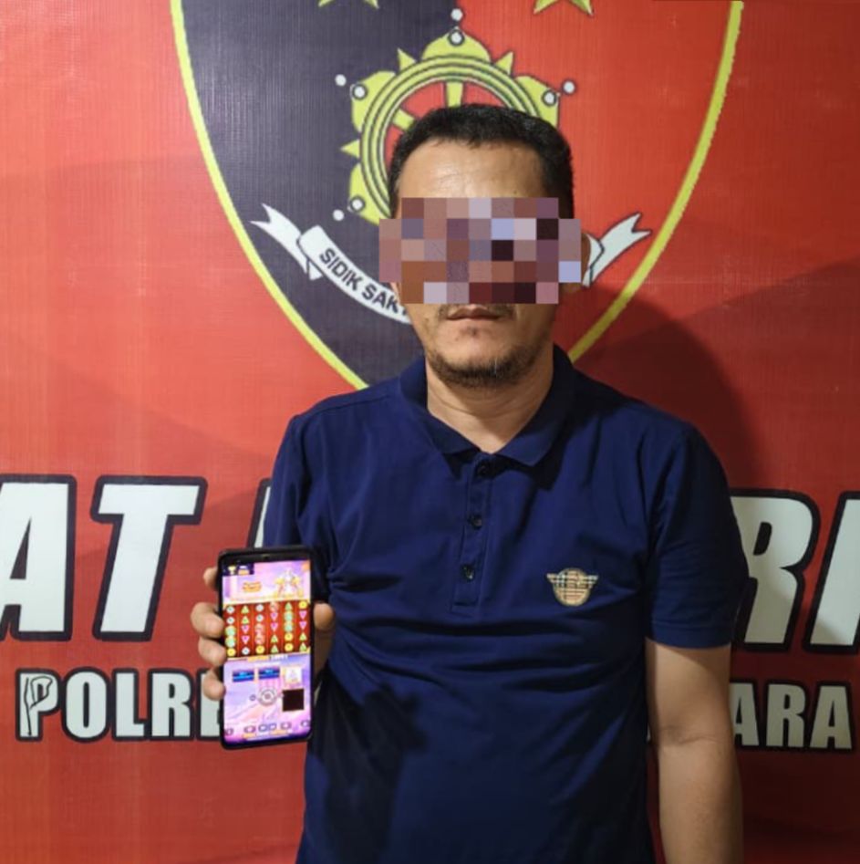Resmob Polres Aceh Tenggara Ungkap Kasus Perjudian Online Jenis Slot di Desa Pulonas
