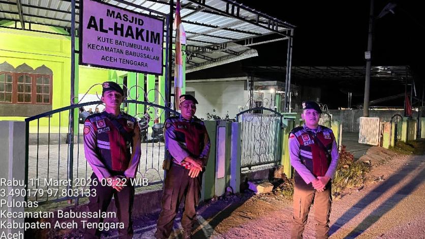 Sat Samapta Polres Aceh Tenggara Laksanakan Patroli Kota Presisi, Antisipasi Gangguan Kamtibmas di Bulan Ramadan