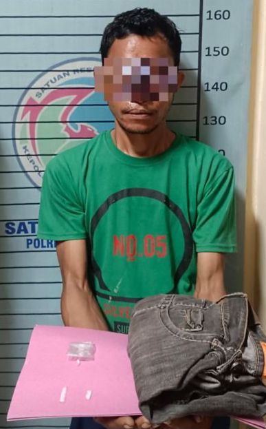 Gerak Cepat Polres Agara! Seorang Pria Penyalahguna Sabu di Babussalam Berhasil Diamankan