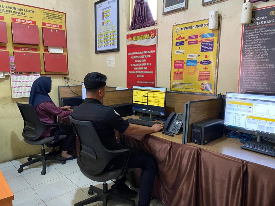 Polres Aceh Tenggara Siap dan Sigap Layani Masyarakat, Call Center 110 Siaga 24 Jam di Ops Ketupat Seulawah 2026