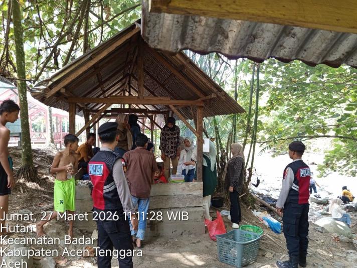 Sat Samapta Polres Aceh Tenggara Intensifkan Patroli di Tempat Wisata Saat Idul Fitri