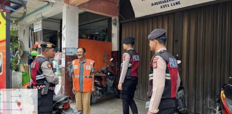 Samapta Polres Aceh Tenggara Gelar Patroli Perintis Presisi, Perkuat Kamtibmas Lewat Dialog dengan Masyarakat
