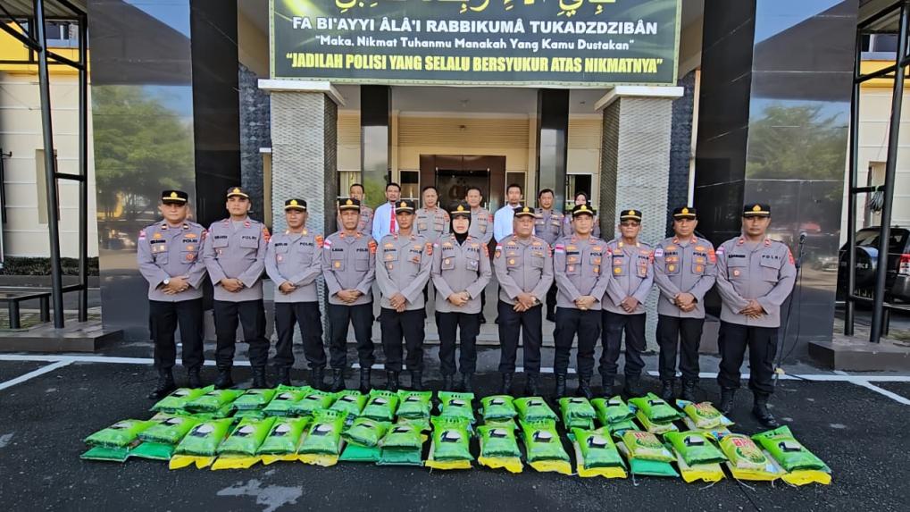 Kapolres Aceh Tenggara Salurkan Beras untuk Personel, Wujud Kepedulian Nyata dari Pimpinan