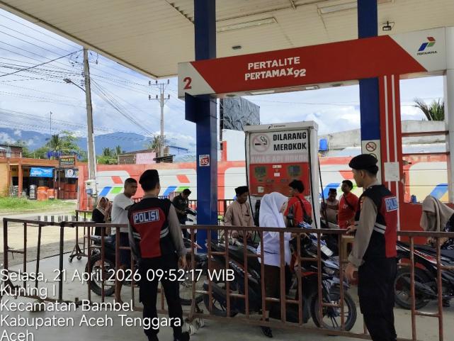 Polri untuk Masyarakat, Sat Samapta Polres Aceh Tenggara Gelar Patroli Kota Presisi Antisipasi Guantibmas