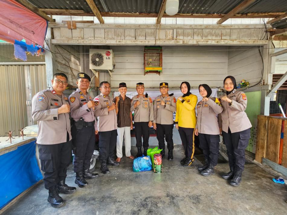 Sentuhan Kepedulian Kapolres Aceh Tenggara, Anjangsana Hangat untuk Purnawirawan dan PNS Polri