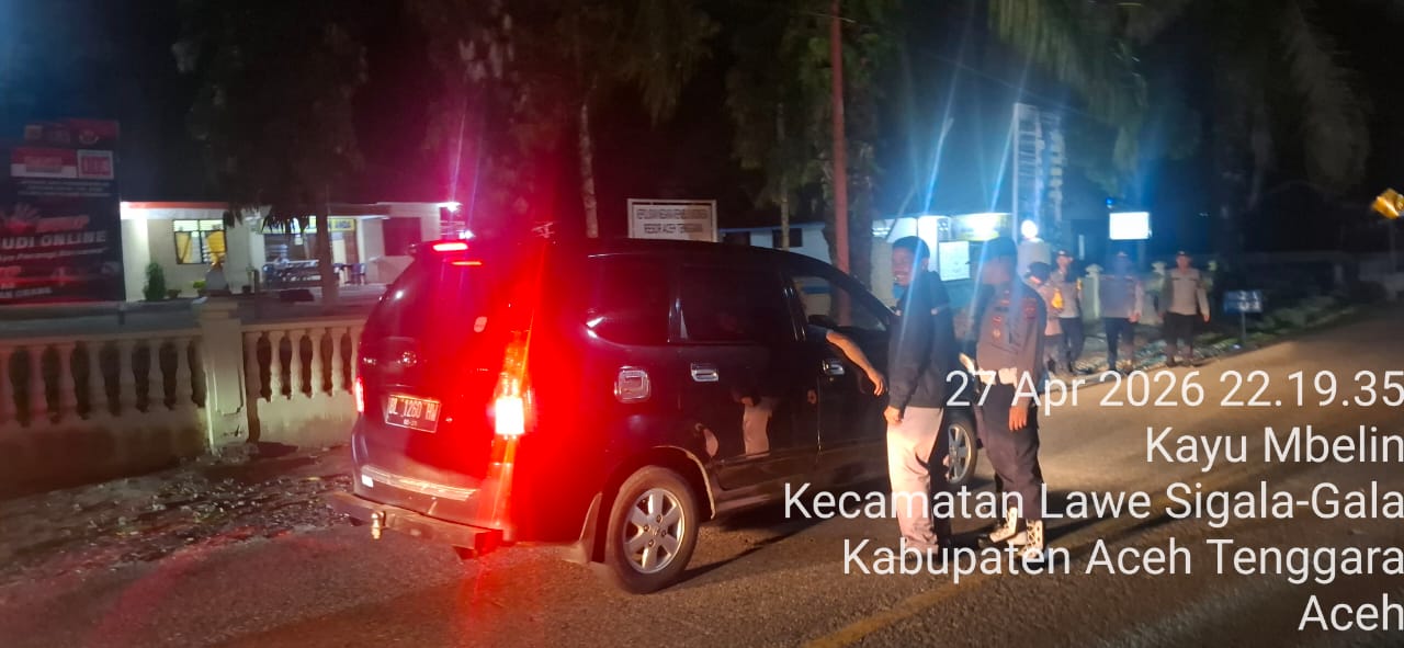 Polsek Lawe Sigala-Gala Gencarkan Razia KRYD, Cipta Kondisi Aman dan Kondusif di Wilayah Hukum