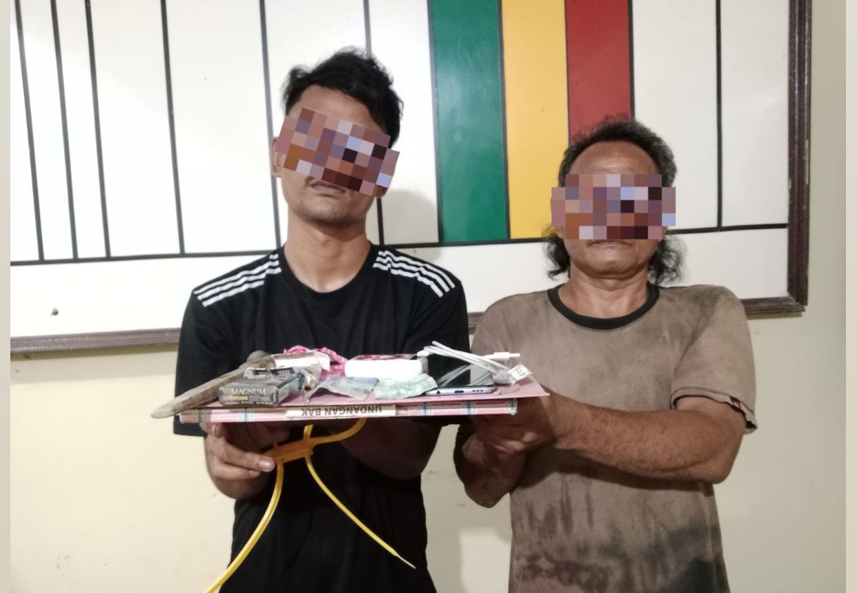 Polsek Lawe Sigala-Gala Gerebek Lokasi  Transaksi Sabu di Desa Sebungke, Dua Orang Diamankan