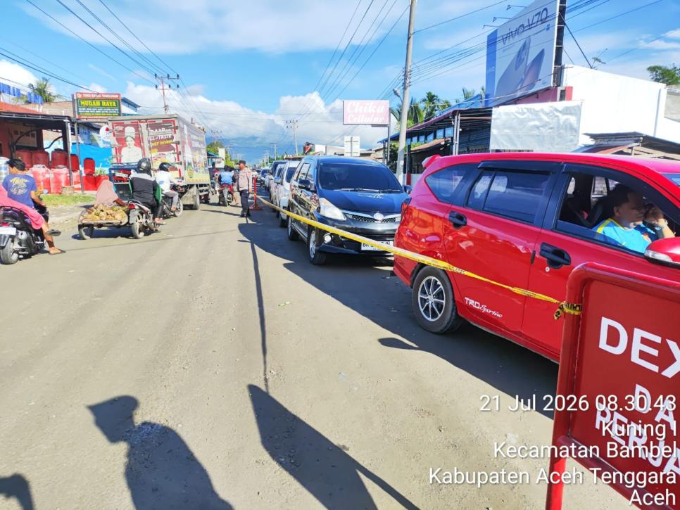 Polres Aceh Tenggara Siaga di Tengah Kelangkaan BBM, Atur Lalu Lintas dan Patroli Demi Kenyamanan Masyarakat