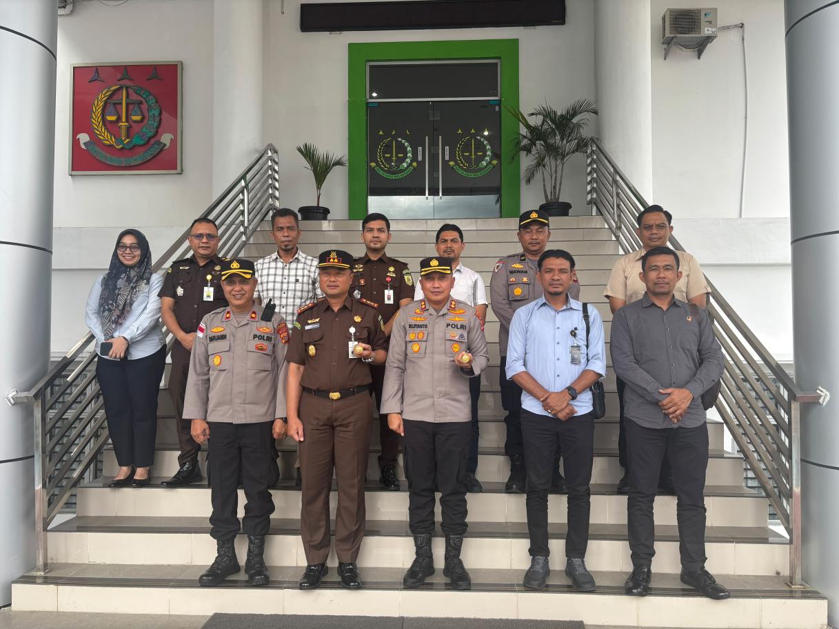 Merajut Sinergi, Kapolres Aceh Tenggara Bersama PJU Jalin Silaturahmi dengan Kejaksaan Negeri Aceh Tenggara