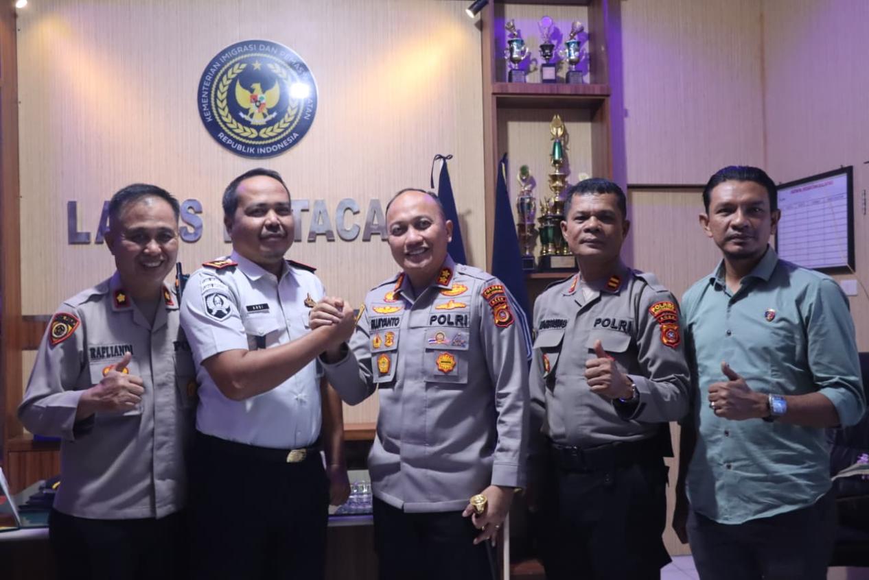 Perkuat Sinergitas Antar-Instansi, Kapolres Aceh Tenggara Kunjungi Lapas Kelas II B Kutacane