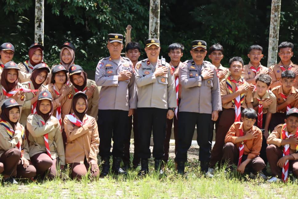 Waka Polres Aceh Tenggara Buka Perkemahan Bakti Sosial ke-III Saka Bhayangkara di Ketambe