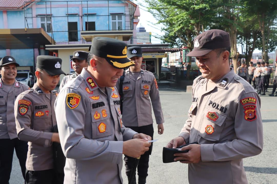 Usai Apel Pagi, Kapolres Aceh Tenggara Pimpin Gaktibplin, Disiplin Personel Jadi Perhatian