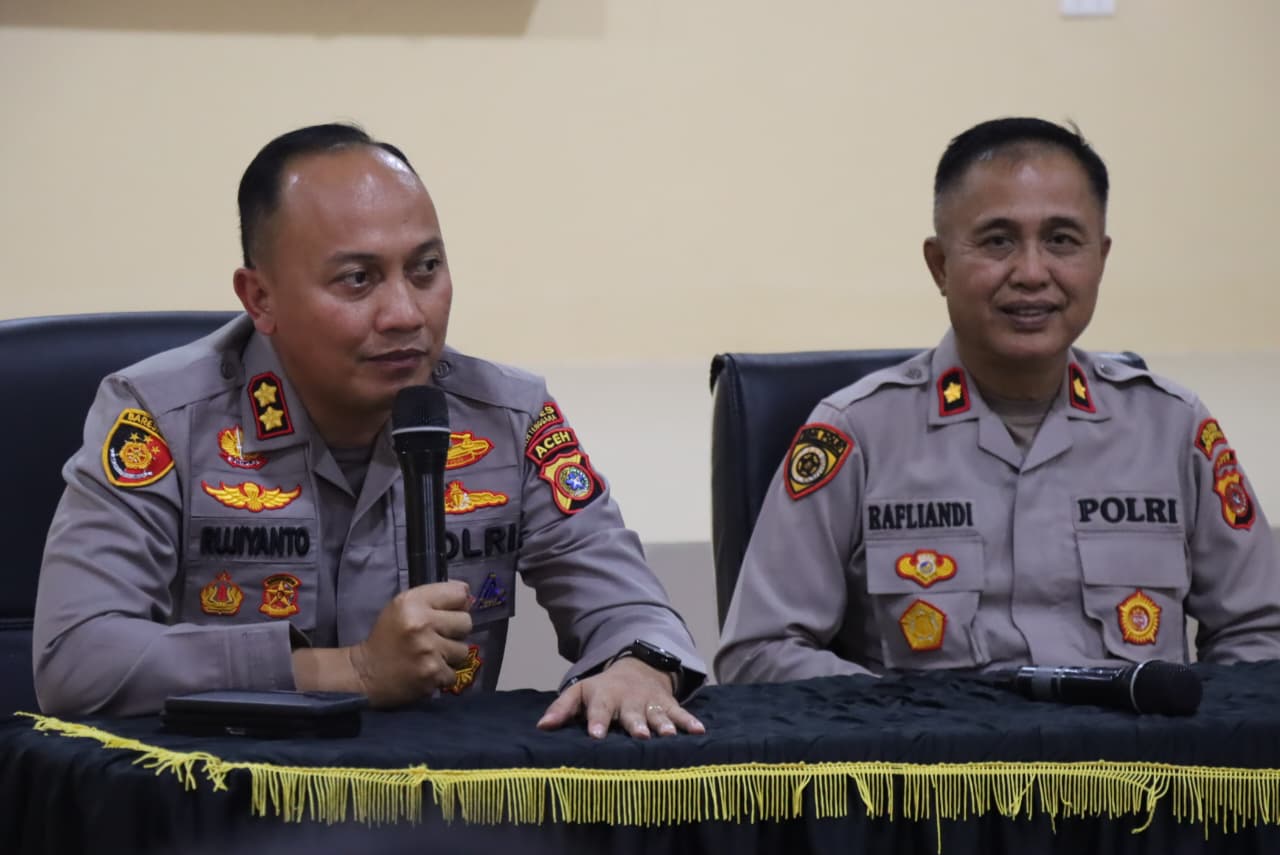 Kapolres dan Waka Polres Aceh Tenggara Pimpin Anev Mingguan, Evaluasi Kinerja dan Kesiapan Jajaran