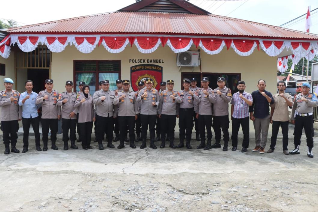 Tak Sekadar Instruksi, Kapolres Aceh Tenggara Cek Langsung Kesiapan Polsek Bambel