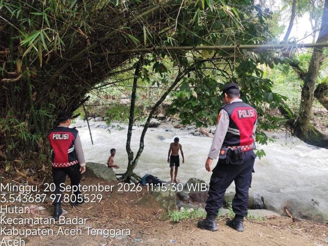 Jaga Wisata Tetap Aman dan Nyaman, Sat Samapta Polres Aceh Tenggara Rutin Laksanakan Patroli